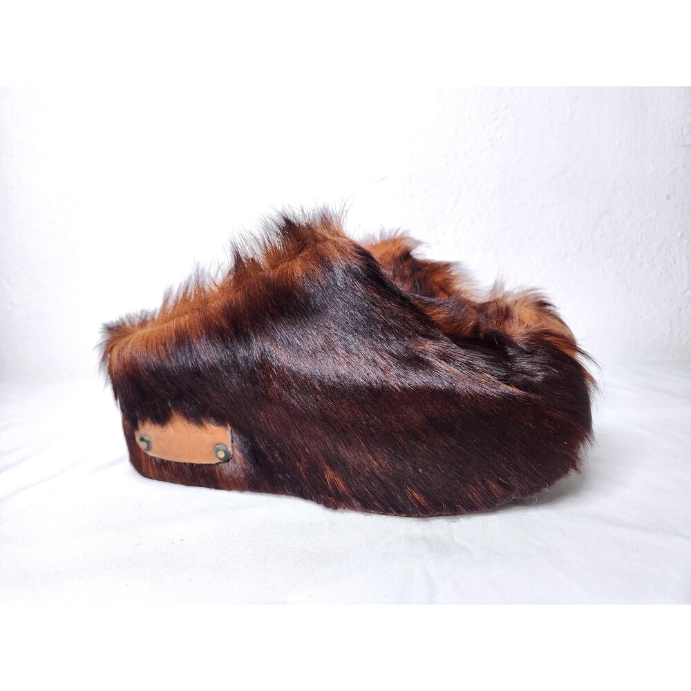 Diadora Chestnut Fur Mules